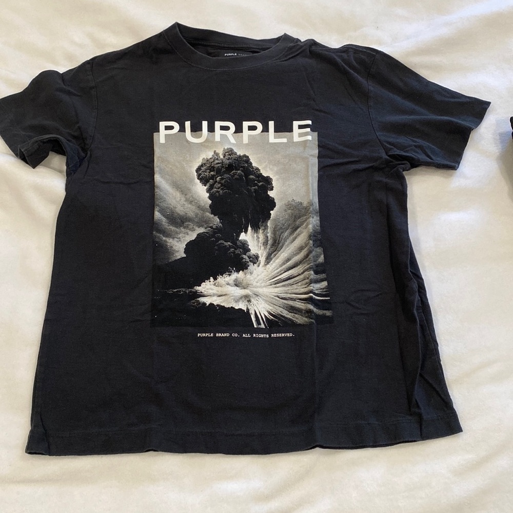 Purple explosive t shirt